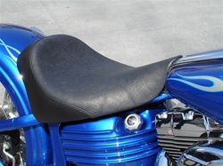 Semi Production Seat for the Harley Davidson Rocker and Rocker C fxcw fxcwc with Bull Hide Center Insert