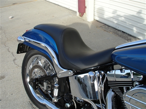 Custom Motorcycle Seat | 1999-2015 Softail Deuce Custom Seat | Low
